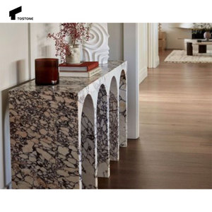 Tostone tự nhiên calacatta Viola đá cẩm thạch lối vào giao diện điều khiển Bảng nội thất đồ nội thất cho lối vào phòng khách nhà biệt thự trang trí nội thất - Product Image 5