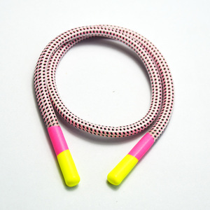Cordón de poliéster al por mayor/cordón con extremo de inmersión de silicona recubierto, cordón con capucha para bolsos, ropa, zapatos - Product Image 6