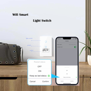 טוויה wifi חכם שקע קיר חכם tuya & goopi מגע זכוכית פאנל <span class=keywords><strong>Zigbee</strong></span> רשת לשימוש ביתי