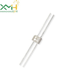 SMD LED แกนน้ำใสไดโอด LED 2 in 1 PLCC-4สีแดงและน้ำเงินสองสี - Product Image 2