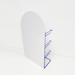 Espositore da banco con ganci appesi in metallo con pannello superiore pubblicitario - Product Image 4