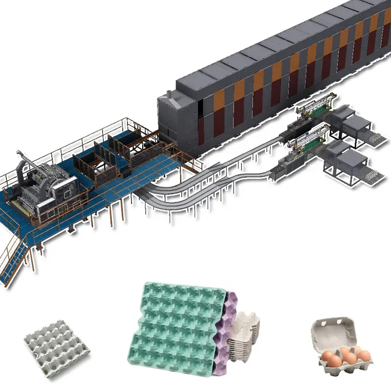 High speed and Stability! HGHY paper egg tray product making machine Manufacturing Plant
