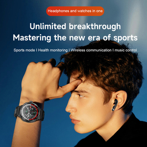 D11 <span class=keywords><strong>2</strong></span> in 1 Reloj Inteligente Video çağrı spor izleme TWS kulakiçi kulaklık ile akıllı saat erkekler Sumsung Android telefon için - Product Image 2