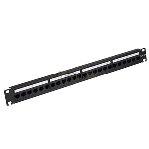 24端口CAT6 CAT6A UTP通信接线板加载网络设备 - Product Image 1