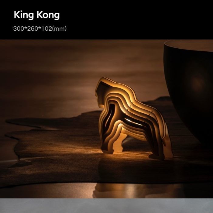 En bois - King Kong