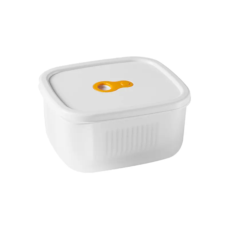 Овощной и фруктовый свежий продукт холодильник коробка для свежести контейнер с сетчатым фильтром для слива свежести