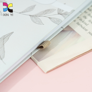 Печатные записные книжки A4, записная книжка на заказ, бумажная и картонная печать с петлей для ручек - Product Image 3