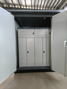Transformador exterior compacto Tipo caja Subestación Distribución de energía 200V 415V 380V Salida completa 50Hz Frecuencia 35KV Entrada - Product Image 3