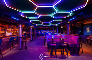 Produttore professionale esagonale commerciale Rgb applique da parete vendita diretta in fabbrica plafoniera a Led tubo Rgb - Product Image 4