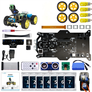 Smart Robot DIY Kit, Ultraschalls ensor usw., Python Programming Electronic AI Robotic Kit für Jugendliche und Erwachsene