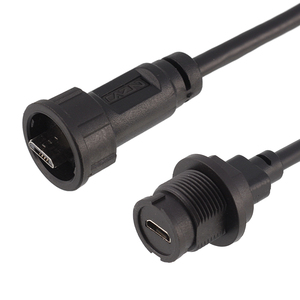ขั้วต่อเต้ารับแบบตรงชนิดไมโคร USB พร้อมสายเคเบิลยาว0.3ม. 0.5ม. 1ม. 2ม. - Product Image 1