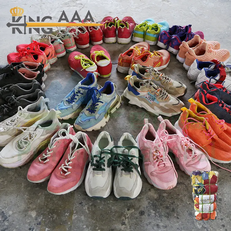 Domestic women's sports shoes used 25kg per bale second hand shoes