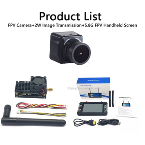 <strong>Fpv</strong> <strong>Monitor</strong> 4.3inch Resolution 800*480 40CH+2.5mm CMOS 1200tvl <strong>Fpv</strong> Camera With DVR 5.8GHz and 5.8g 48CH 2W Transmitter Tarlight - Product Image 6