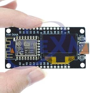Arduino/micropython için 0.96 inç Oled ekran Ch340 Esp-12f Wifi modülü tip-c Usb ile Esp8266 V3 geliştirme kurulu