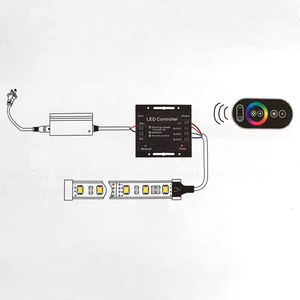 СВЕТОДИОДНЫЙ полноцветный RGB цветной контроллер затемнения, СВЕТОДИОДНЫЙ полноцветный знак управления затемнением - Product Image 6