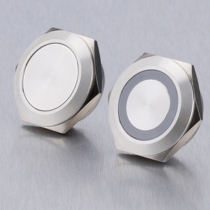 Nuovo tipo 25mm Ultra Short stile 2 poli interruttore a pulsante di uscita porta interruttore di Reset pulsante a sgancio - Product Image 2