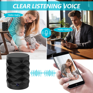 Мини Wi-Fi-камера 1080P HD с RGB-подсветкой, Bluetooth-динамик, двусторонний пульт дистанционного домофона, ночное видение, Домашняя безопасность, детская камера - Product Image 5
