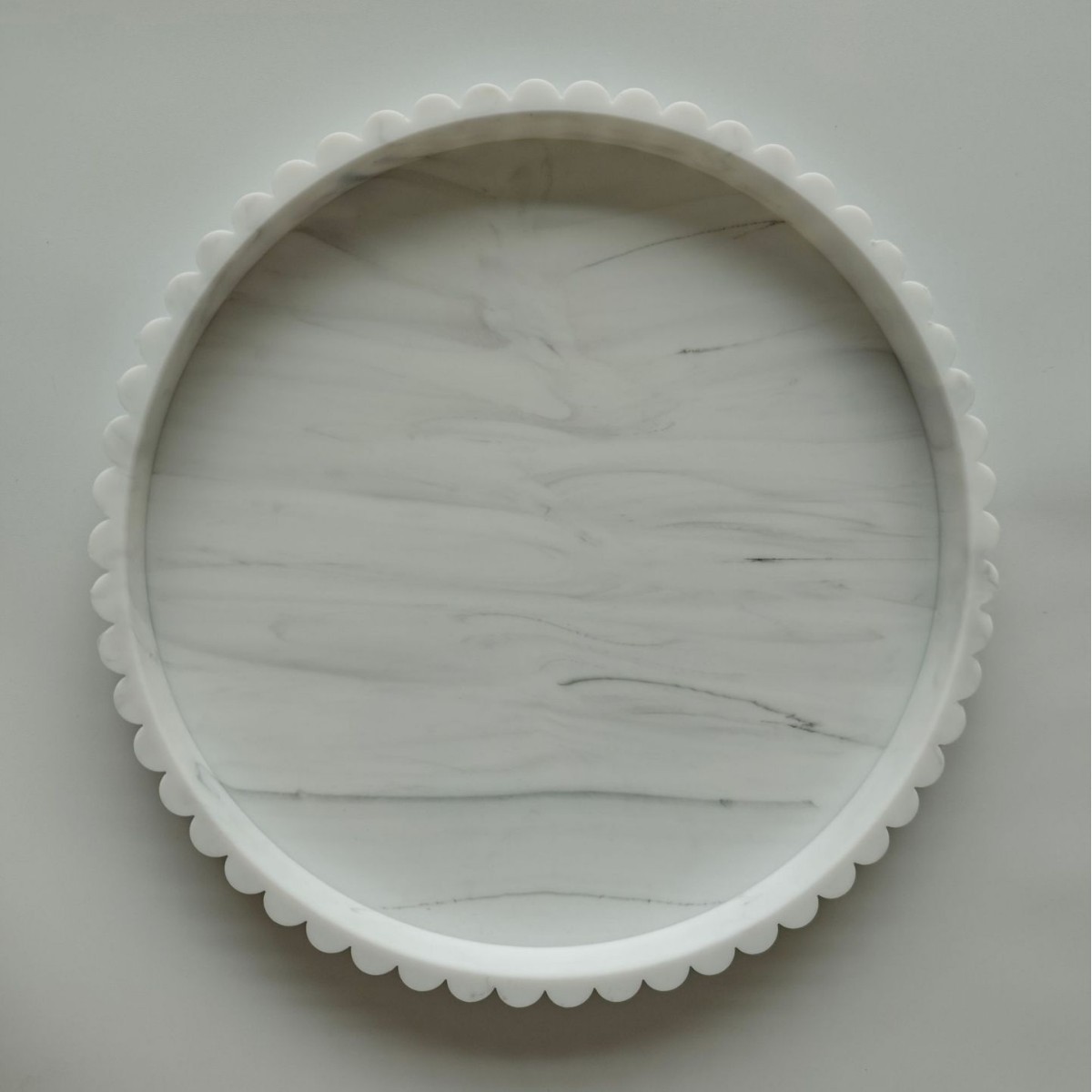 Vagues - Marbre blanc