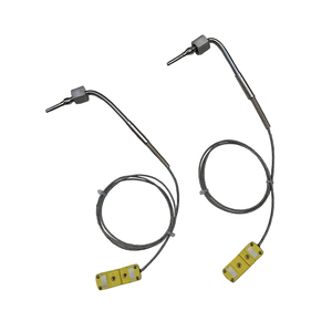 Hoch temperatur <span class=keywords><strong>sensor</strong></span> EGT K Typ Thermo element versiegelt Radian 100 ° 90 ° Sonden stange OMG-Stecker M12x1, 5 Muttern 6,6mm Loch - Product Image 1