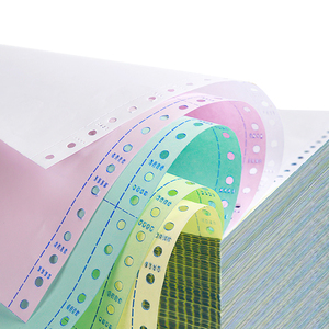 Papel de impresión de forma continua, 1000 hojas, 1-6 capas, para ordenador y oficina, copia sin carbón, papel A4