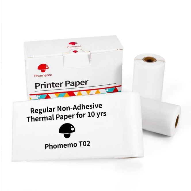 Papel térmico no adhesiver