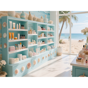 Bán lẻ mỹ phẩm hiển thị đứng Giá cửa hàng Nước hoa hiển thị hiển thị tủ kệ cho cửa hàng làm đẹp - Product Image 3