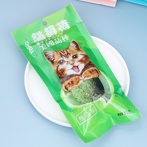 Wholesale Eco-Friendly Catmint <strong>Catnip</strong> Snack Natural Lollipop Interactive <strong>Catnip</strong> Ball Toy for <strong>Cats</strong> - Product Image 4