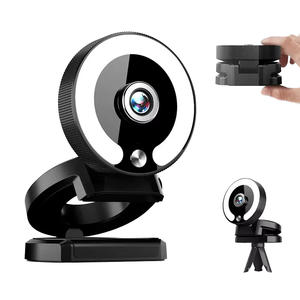 Laptop için Mini Webcam otomatik odaklama dolgu ışığı/PC 10x optik Zoom sabit odak 1080p CMOS görüntüleme sensörü USB canlı akışı için - Product Image 1