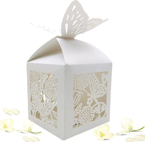 Quà Tặng Lễ Rửa Tội Tiệc Cưới Kẹo Sô Cô La Trái Cây Sấy Khô Cắt Laser Quà Tặng Quà Cưới Khách - Product Image 5