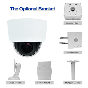 Hik-vision协议4MP IP摄像机室外PTZ 30X变焦闭路电视变焦On-vif H.265圆顶wifi 4g音频IMX415安全摄像机 - Product Image 5