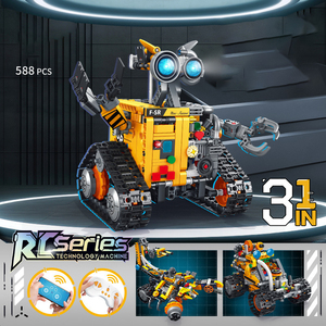 New DIY Assembly Programming App Remote Control <strong>Robot</strong> Toy 3-in-1 Block <strong>Building</strong> <strong>Robots</strong> and Tracked Stunt Cars Kids Gifts - Product Image 5