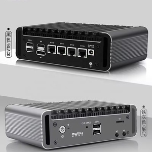 Mini computadora industrial 12th Generation Small Core N-series/N100 Soft Routing Mini Host/Intelligent 4 Networks Bulk Wholesale