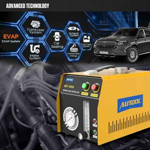 Gran oferta, máquina de detección de fugas de humo para vehículos, probador de sistema EVAP AUTOOL SDT205S para reparación de tuberías de escape de tanque de combustible de coche - Product Image 6