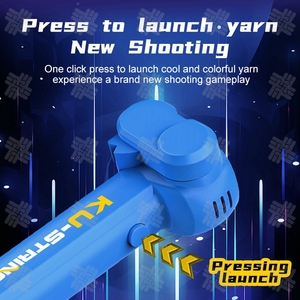 KW Amazons Hot Sale <strong>String</strong> Rope Glow in the Dark <strong>String</strong> Rope Launcher Luminous Portable Handheld <strong>String</strong> Stress Relief Toy - Product Image 4