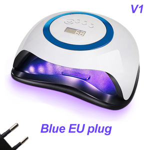 指甲烘干机工具大功率80w太阳Led Uv指甲灯的两只手有智能传感器