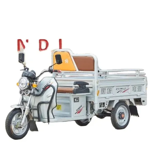 Заводские продажи 3-х колесный Электрический грузовой трицикл с открытой кабиной используется для перевозки грузов