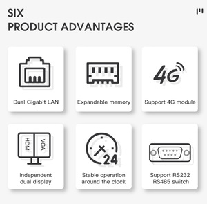 Usingwin小型桌面主机无风扇散热系统电脑工业控制主机迷你ITX主板电脑 - Product Image 6