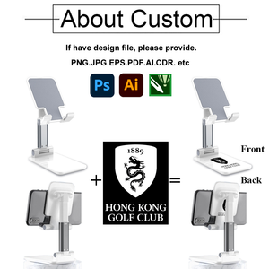 Cross-biên giới khuyến mại máy tính để bàn điện thoại di động chủ Telescopic điều chỉnh xoay nhựa điện thoại chủ đứng với biểu tượng tùy chỉnh - Product Image 2