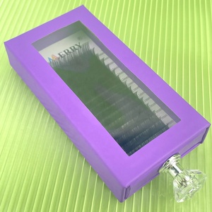 Bireysel kirpik uzantıları yumuşak ipek kabarık fanlar düğüm ücretsiz Lashes kirpik uzatma C D kıvırmak 0.03 0.05 hacim çarpıntı Lashes - Product Image 4