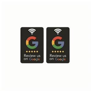 TapFive NFCファストレビュースタンドテーブルステッカーTikTok用レストランショップ用Facebook Google Quality PVCスタンド - Product Image 1