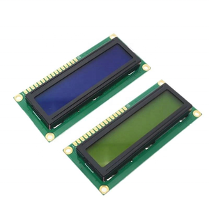 Display a caratteri LCD 1602A modulo Display LCD 16 x2 con schermo verde blu con modulo adattatore I2C/IIC