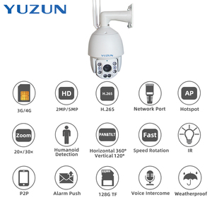 20X 30X optik Zoom 2MP 5MP 4G kamera otomatik takip yüz algılama İnsan algılama açık Sim kart 4G kamera - Product Image 6