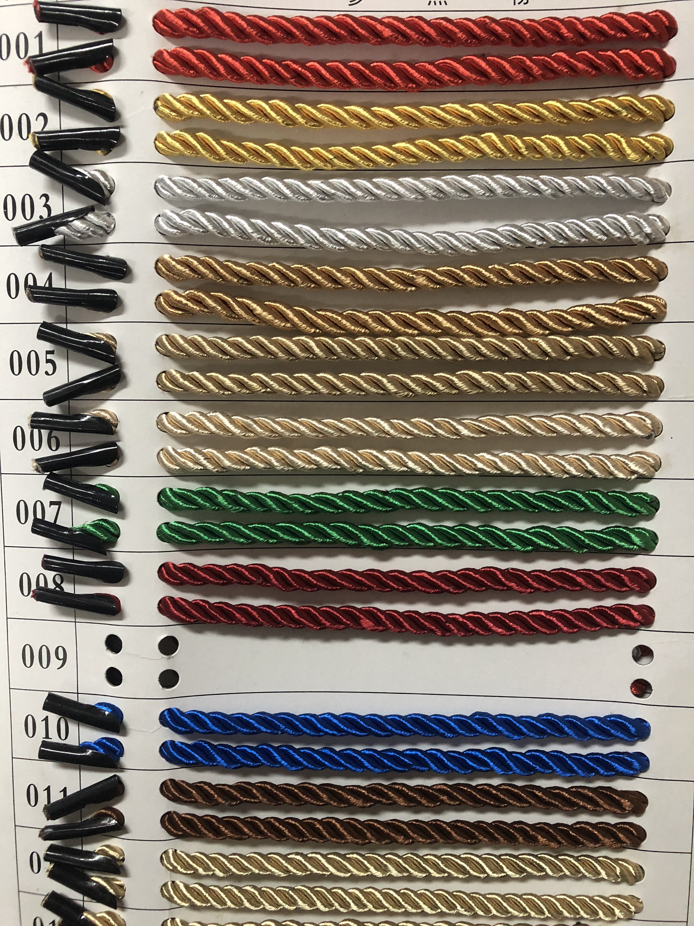 can choose from the color card
