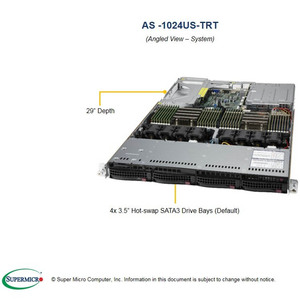 Server Motherboard Supermicro H12DSU-iN <strong>Dual</strong> <strong>AMD</strong> EPYC 7003/7002 <strong>Series</strong> <strong>Processors</strong> up to 64 <strong>Cores</strong> 8TB ECC DDR4, 16 SATA3, 4 NVMe - Product Image 3