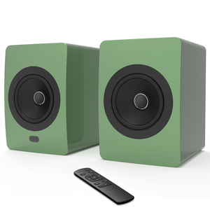 Bookshelf Speakers Pair 2-Way Reflex Enclosure Type 5.25&quot; Bass Driver 1&quot; Tweeter Stereo Speakers for Home Theater Sound System