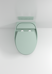 Modern monte yeşil renkli tuvalet kase wc seti commode mat renkli duvar asılı tuvalet - Product Image 4