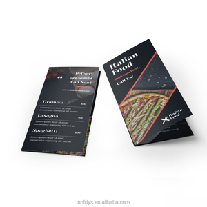 纸板小册子格式的高质量定制设计胶印传单小册子 - Product Image 3