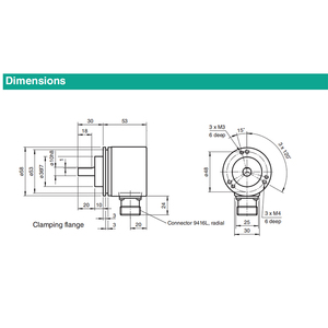 Brandneue Original Pepperl + Fuchs P + F Single turn Absolute Drehgeber AVS58N-011YYRYGN-0014 - Product Image 5