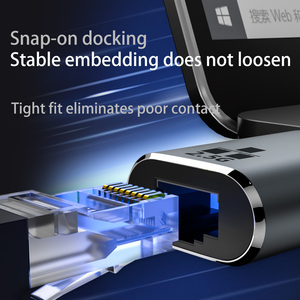 Usb lan tipi C USB C 3.1 için 2.5 Gigabit Ethernet RJ45 100/1000/2500Mbps ağ adaptörü cep telefonları, dizüstü bilgisayarlar, tabletler - Product Image 5