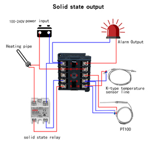 REX-controlador de temperatura Digital PID C100 M, termostato tipo K, módulo de relé, fábrica china - Product Image 3